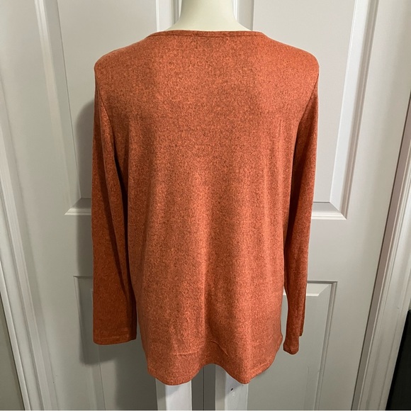 Lily Morgan | Orange long sleeve top - Picture 3 of 9